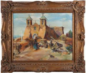 TENBUSCH Laine,Desert Scene with Church,Gray's Auctioneers US 2013-09-18