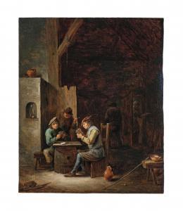 TENIERS David II,A tavern interior with young men playing cards,Palais Dorotheum 2024-04-24
