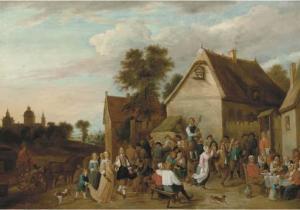 TENIERS David II 1610-1690,A village kermesse,Christie's GB 2006-01-24