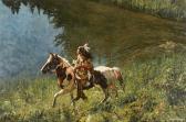 TENNANT Craig 1946,Native American on Horseback,1997,Abell A.N. US 2023-02-16