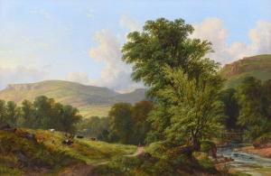 TENNANT John Frederick 1796-1872,Llangollen Headland,Peter Wilson GB 2023-04-06