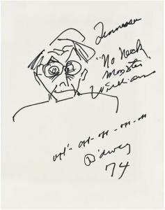 TENNESSEE Williams 1911-1983,Self-portrait,1974,Bloomsbury New York US 2009-09-24