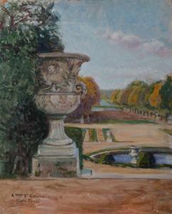 TENRE Henry Charles 1864-1926,Vue du parc de Versailles,Osenat FR 2022-05-01