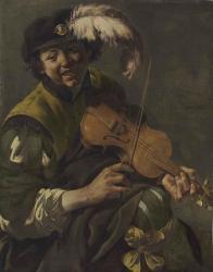 TER BRUGGHEN Hendrick 1588-1629,A youth playing the violin,1626,Christie's GB 2014-06-04