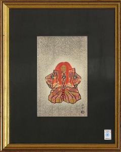 TERADA Akitoyo 1900-1900,Red Lion Dance,Clars Auction Gallery US 2013-04-13