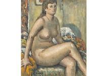 TERADA Edward Takeo 1908,NUDE,Mainichi Auction JP 2017-12-08