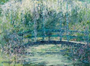 TERELAK John Charles 1942,Monet's Bridge,Hindman US 2023-10-20