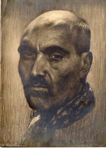 TERLEMEZIAN Panos 1865-1941,Autoportrait,1921,Boisgirard - Antonini FR 2019-12-04