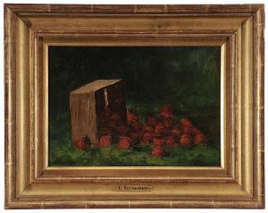 Termohlen Karl Emil 1863-1938,Quart of Strawberries,Brunk Auctions US 2014-05-17