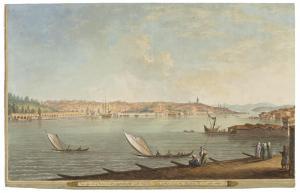 TERRENI Giuseppe Maria,A view of the Bosphorus with Istanbul and the Gala,Christie's 2022-01-27