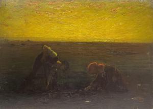 TERRY Joseph Alfred 1872-1939,The Gleaners,1899,David Duggleby Limited GB 2023-12-08
