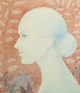 TESAR Vladimir 1924-2008,A Profile of a Girl,1948,Palais Dorotheum AT 2012-09-22