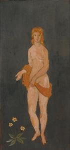TESCHNER Richard 1879-1948,Weiblicher Akt mit gelbem Tuch,Palais Dorotheum AT 2023-12-21