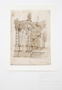 TESI Mauro Antonio 1730-1766,Studio per architettura,Capitolium Art Casa d'Aste IT 2020-12-15