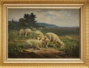 TESIER,Moutons au paturage,Osenat FR 2010-10-24