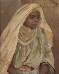 TESLAR Antoni 1898-1972,"Zubida" ("Portrait of the Berber woman"),Desa Unicum PL 2024-01-30
