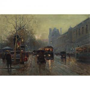 TESSIER O.L 1800-1900,MUNICH STREET SCENE ON A WINTER’’’’S NIGHT,Waddington's CA 2011-12-13