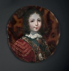TESTELIN Henri le Jeune 1616-1695,Portrait de Louis XIV enfant,Binoche et Giquello FR 2020-10-09