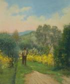 TESTI Alfonso 1842-1919,Paesaggio con figura,Fabiani Arte IT 2013-03-01
