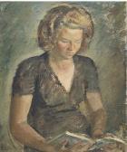 TESTI Arnolfo 1913-2000,Ritratto della sorella Luigina che legge,Farsetti IT 2008-04-18