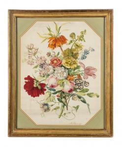 TETTELBACH Ernst Moritz 1794-1870,Flower Study,Hindman US 2023-07-31