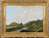 Teyler van Hall Jan Jacob 1794-1851,Paysage animé avec Rivière,1819,Galerie Moderne BE 2018-01-23