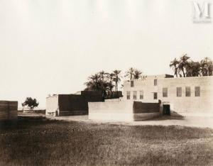 TEYNARD Felix 1817-1892,Syout, habitations arabes sur le bord du Nil, E,1851-1852,Millon & Associés 2023-05-23