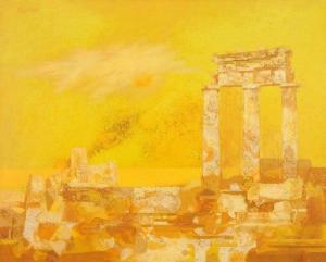 TEYRAL John 1912-1999,Aegean Temple,Rachel Davis US 2020-10-24