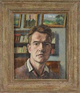 THÉVENIN Pierre 1905-1950,Autoportrait présumé,Conan-Auclair FR 2023-04-15