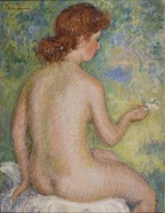 THÉVENIN Pierre 1905-1950,Baigneuse au brin de muguet,Conan-Auclair FR 2023-04-15