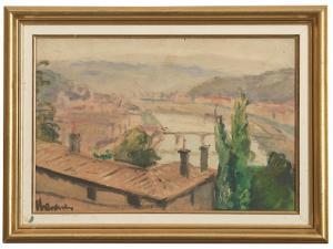 THÉVENIN Pierre 1905-1950,Paysages et scènes de rue,Aguttes FR 2023-05-25