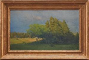 THÖRNE Alfred 1850-1916,Sommargrönska,1905,Uppsala Auction SE 2019-08-27