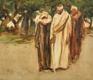 THACKERAY Lance 1869-1916,a study of three Egyptian gentlemen,1913,John Nicholson GB 2024-01-24