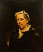 Thaddeus Henry Jones 1859-1929,Portrait of a Lady,1883,Hindman US 2016-06-09