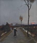 Thaddeus Henry Jones 1859-1929,Red sky at night,Christie's GB 2013-11-14