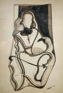 THAIN Joseph 1900-1900,Female figure,1934,Rosebery's GB 2010-06-08