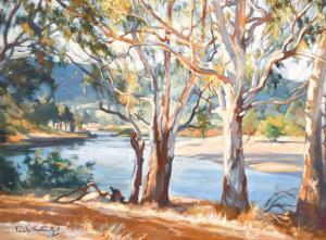 Thalben Ball Pamela 1927-2012,A view of a river through trees,John Nicholson GB 2021-04-21