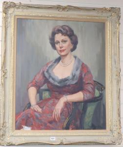 Thalben Ball Pamela 1927-2012,portrait of Mrs Enid Dence,1959,Gorringes GB 2019-10-07