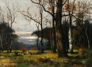 THALEN W.B,A wooded landscape with figures in aclearing,Bonhams GB 2010-06-20