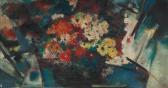 THALINGER E. Oscar 1885-1965,Abstracted Flowers,1957,I Gavel Auction US 2008-02-27