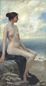 THALLMALER Ernst 1800-1800,A bather at dusk,Christie's GB 2014-05-02