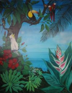 THAMAR Tilda 1921-1989,Paysage tropical,Yann Le Mouel FR 2016-04-26