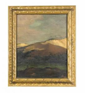 THAMER Otto 1892-1975,Landschaft mit Wanderer,1918,Historia Auctionata DE 2019-10-18
