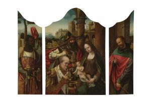 THE MASTER OF THE ANTWERP ADORATION 1505-1530,The Adoration of the Magi,Christie's GB 2023-07-06