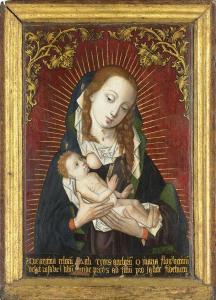 the master of the gold brocade,The Holy Virgin and Child - Maria lactans,Christie's GB 2009-12-09