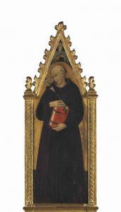 THE MASTER PANZANO 1370-1400,Saint Nicholas of Tolentino,Christie's GB 2014-06-04