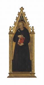 THE MASTER PANZANO,Saint Nicholas of Tolentino, with Saint Anthony Ab,Christie's 2014-01-29
