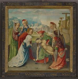 THE MASTER VIRGO INTER VIRGINES 1480-1490,The Lamentation,Christie's GB 2022-12-09