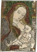 THE MEISTER DER BERGWOLKEN,The Madonna nursing the Child,Christie's GB 2002-12-03