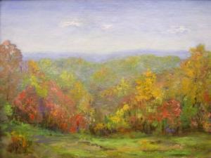 THE SHERMAN LIMNER 1785-1790,Fall Landscape with colorful foliage of Brown Co,Wickliff & Associates 2008-09-20